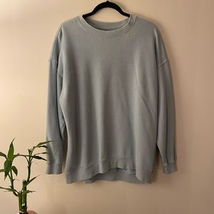 Light Blue/Grey oversized Aerie sweatshirt!